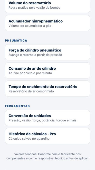 Tela 3 de HidroCalc