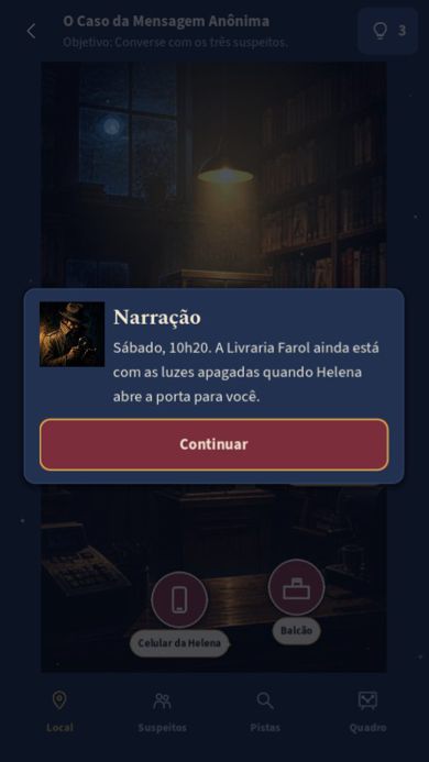 Tela 2 de Mente Oculta