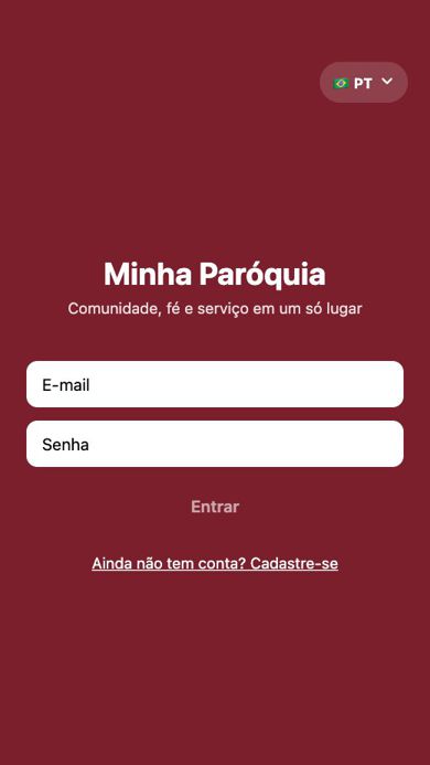 Tela 1 de Minha Paróquia